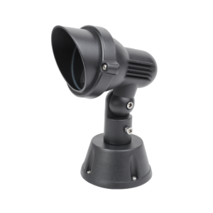 Montagehalter Schwarz für Ashdown Erdspießstrahler – geeignet für Wand- & Flächenmontage