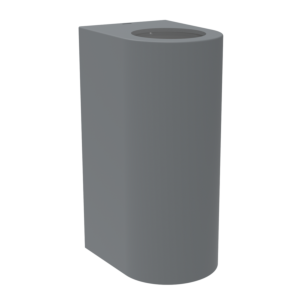 Wandlampe Komi GU10 2-Flammig – Grau – IP44 Wasserfest ABS – Für Überdachungen und Fassaden