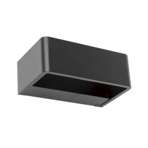 LED-Wandlampe Portage II – 10W Schwarz – Einstellbare Lichtfarbe – Innen- & Außenbereich – IP54