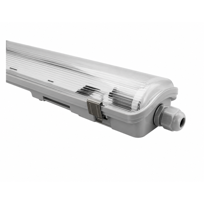 LED-Feuchtraumleuchte 2x150cm T8 Aquaproof Pro IP65 IK08 – ohne Röhre