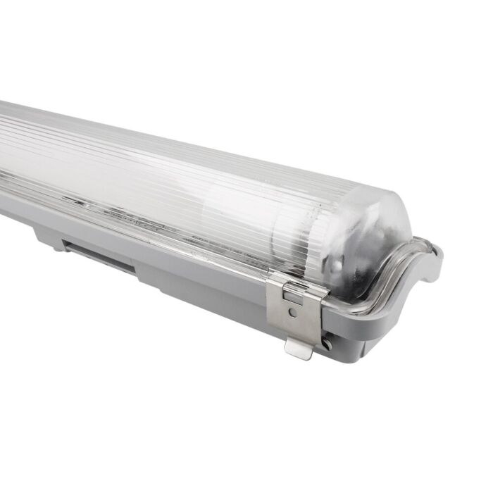 LED-Leuchtstoffröhren Halterung 120cm Aqua-Promo IP65 inkl. LED-Leuchtstoffröhre 18W 4000K