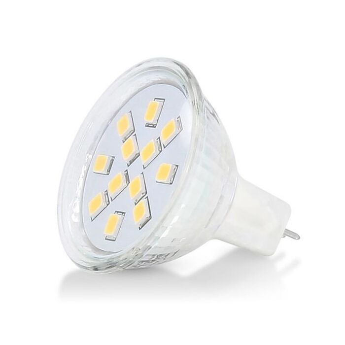 gu4 mr11 led lampe 12a 24 volt 1 8 watt ersetzt 15a 20 w durchmesser 35 mm leddirect