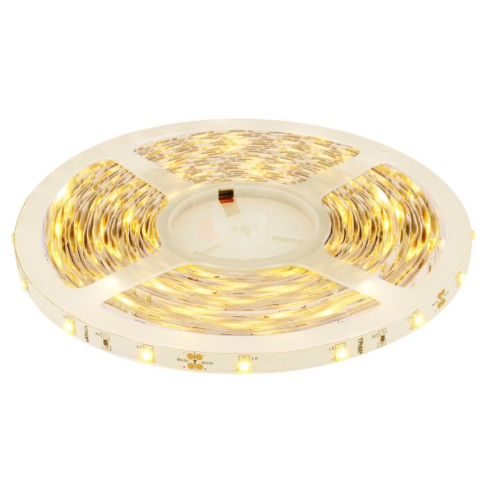 LED-Streifen 5m 12V 3000K IP20 150 SMD 3528 LEDS