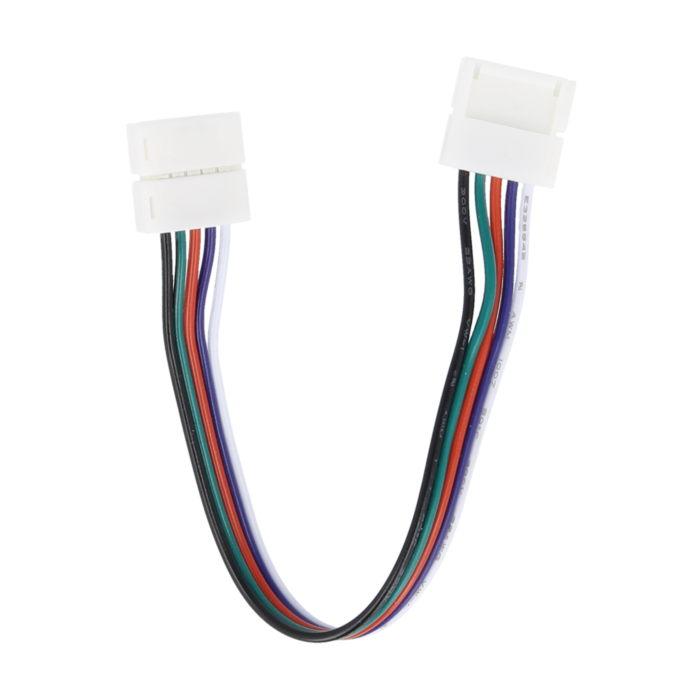 LED-Streifen Verbindungsstück Streifen zu Streifen 24V RGBW 5050 SMD IP20 mit 15 cm Kabel
