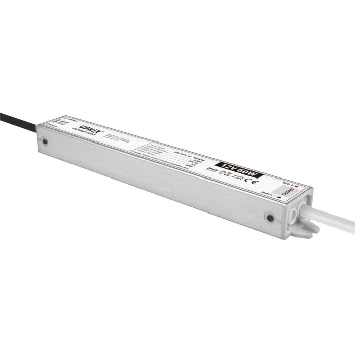 LED transformator 12V 5A Max. 60 Watt IP67