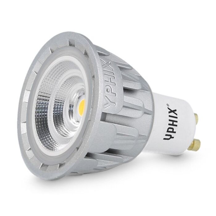 GU10 LED-Lampe Avior Plus, 5 Watt, Alu, dimmbar, IP54 (ersetzt 50 W