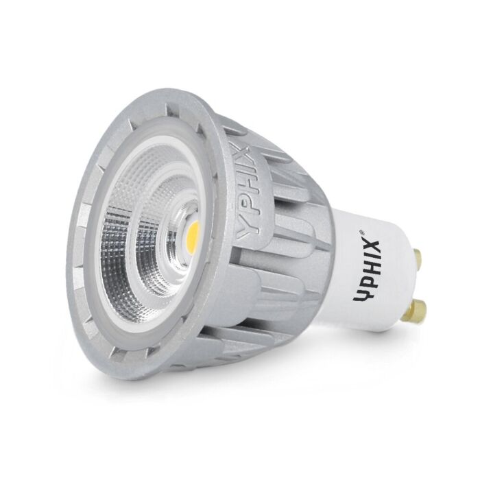 GU10 LED-Lampe Avior Pro 4,5W 2700K dimmbar IP54 alu