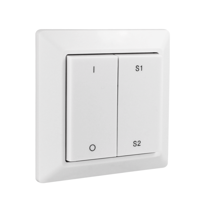 Kabellose Wandbedienung Zigbee 1 Zone auf Bewegungsenergie