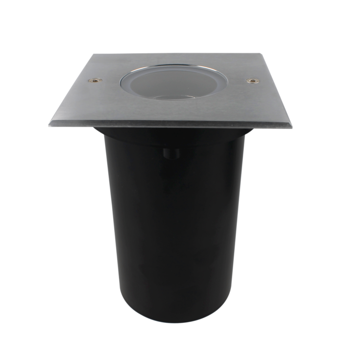 Bodeneinbaustrahler Alexis GU10 Edelstahl IP67 quadratisch