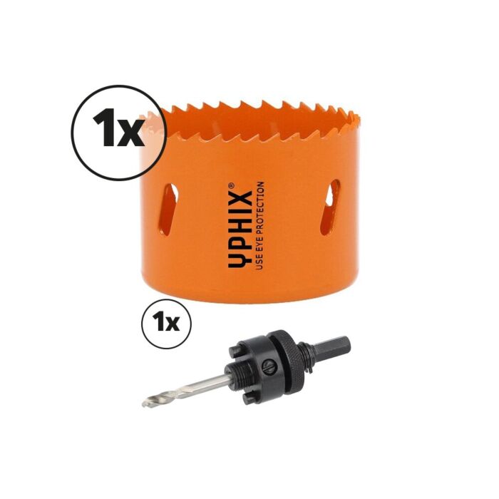 HSS Bi-Metall Lochsäge 70mm inkl. Adapter  3/8"