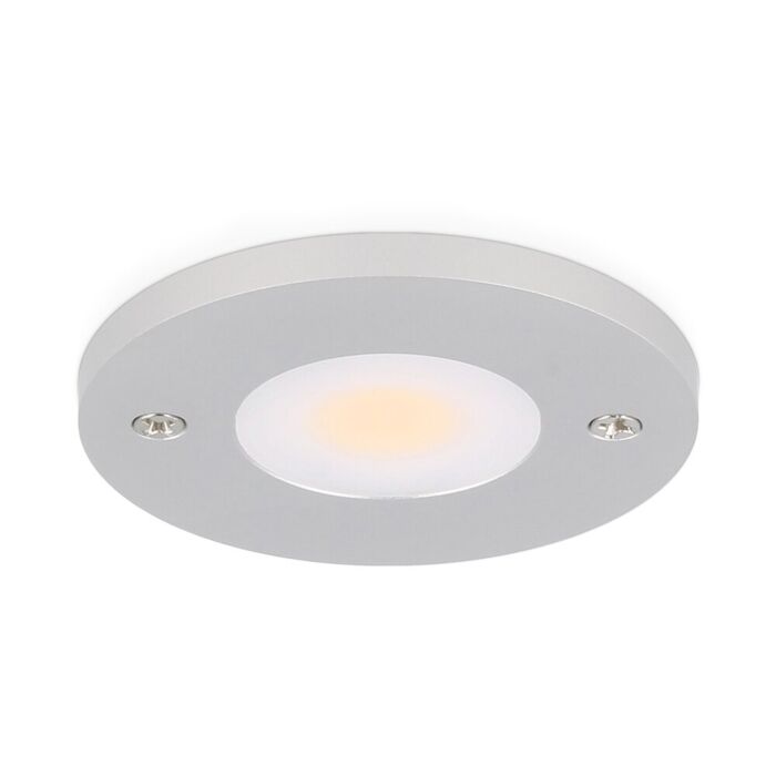LED-Schrankbeleuchtung Strahler Livo Aufbau 3W 2800K Aluminium dimmbar 12V DC