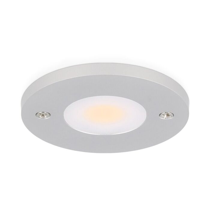 LED-Schrankbeleuchtung Strahler Livo Aufbau 3W 2700K Aluminium dimmbar 12V DC