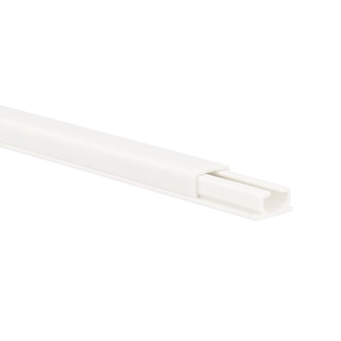 LED-Schrankbeleuchtung Kabelrinne 2 x 50cm Aufbau Weiß inkl. 3M Tape