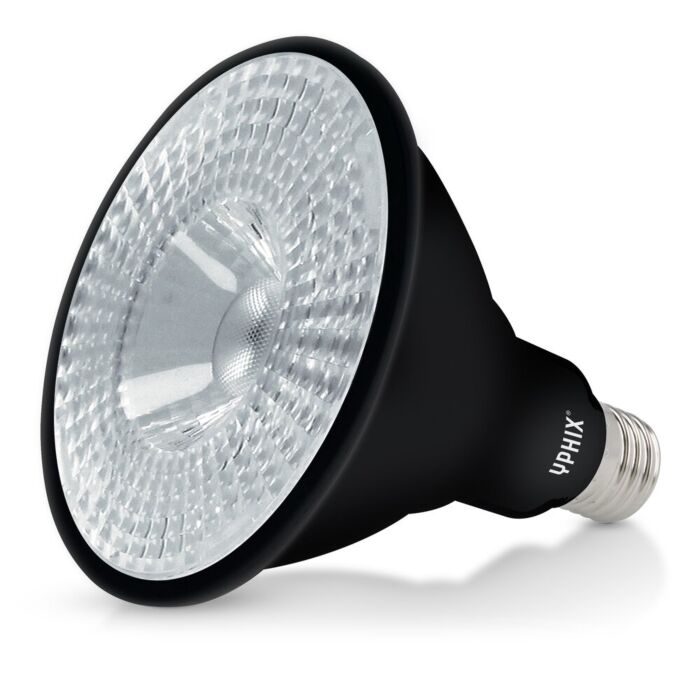 E27 LED Lampe Pollux PAR 38 11,5W 3000K dimmbar schwarz
