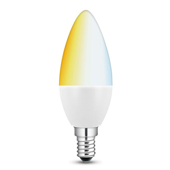 E14 Smart LED Lampe Kerzenform tint 5,8W 2700K-6500K dimmbar