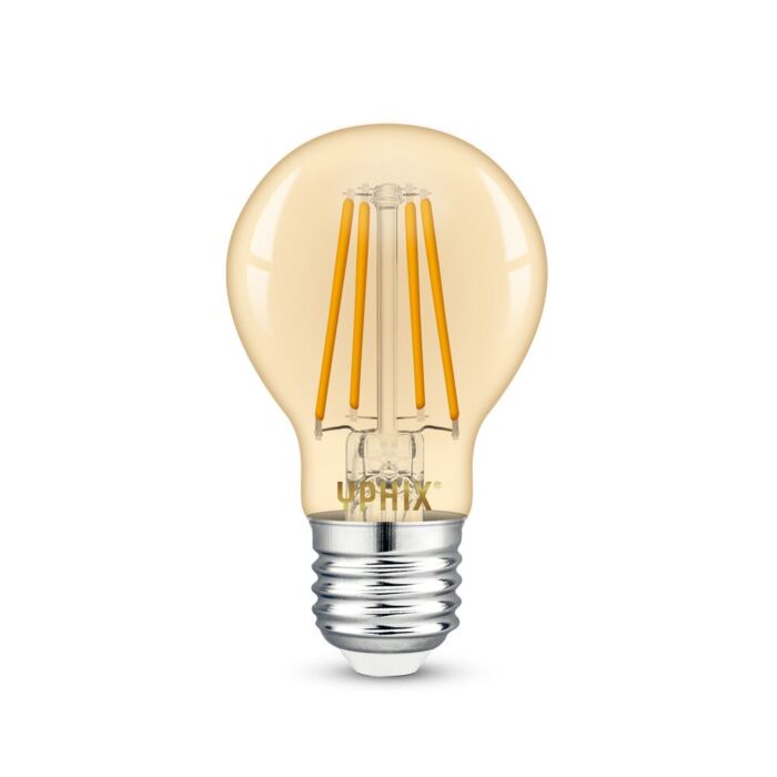 E27 LED Filament Lampe Atlas A60 amber 4W 1800K dimmbar