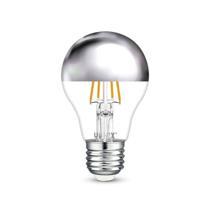 E27 LED-Lampe Capella A60 4,5W 2700K dimmbar Silber