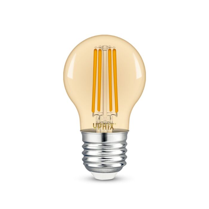 E27 LED Filament Kugellampe Polaris G45 amber 4W 1800K