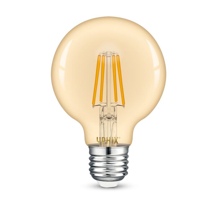 E27 LED Filament Lampe Atlas G80 4,5W 2200K dimmbar Amber