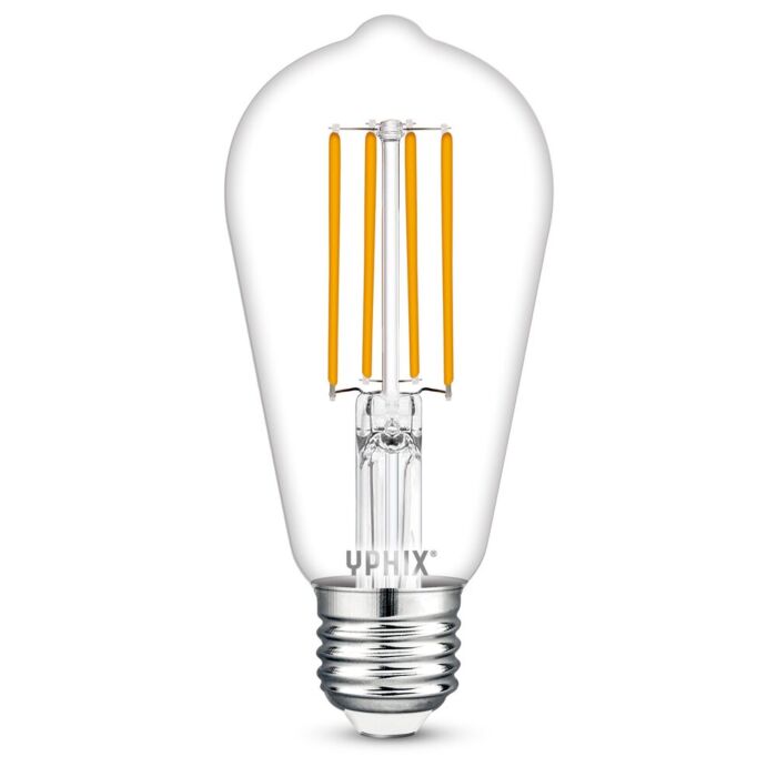 E27 LED Filament Lampe Edison Atlas ST64 8W 2700K dimmbar