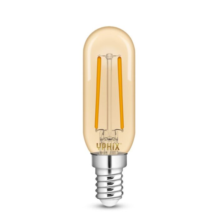 E14 LED Filament Lampe Atlas T25 gold 2,5W 1800K dimmbar