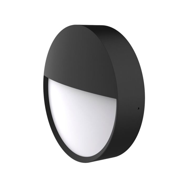 Wandleuchte Arendal 2 Schwarz 12W 3000K IP65