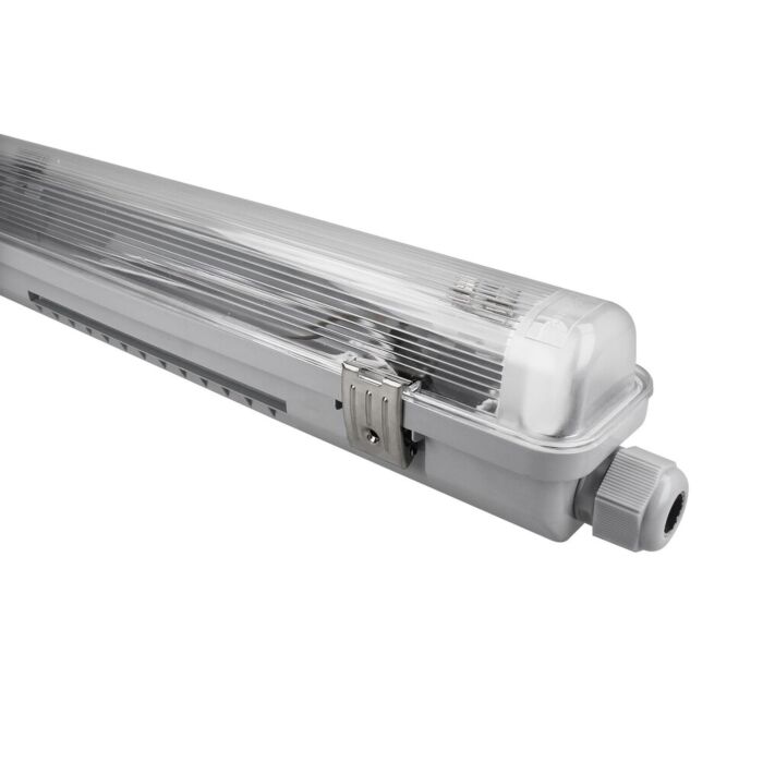 LED-T8-Halterung Damp-Proof, Performance 1 x 60 cm, IP65