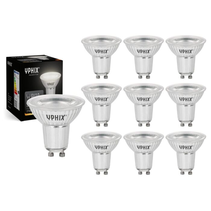 10er Vorteilpack GU10 LED Spot MR16 Izar 4,6W 2700K 38° dimmbar