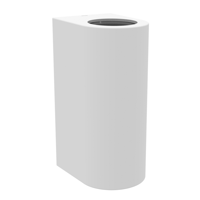 Wandlampe Komi GU10 2-Flammig – Weiß – IP44 Wasserfest ABS – Für Überdachungen und Fassaden